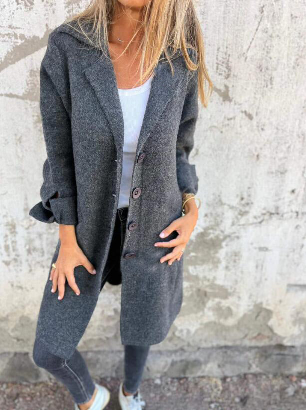 Léne™ | Veste mi-longue à revers
