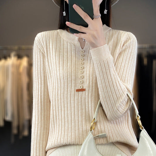 Nettoyer™ | Pull tricoté à col V