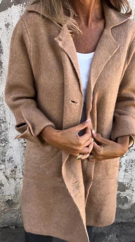 Léne™ | Veste mi-longue à revers