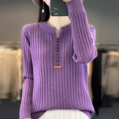 Nettoyer™ | Pull tricoté à col V
