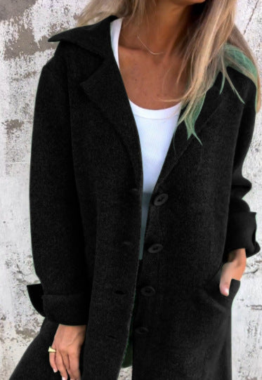 Léne™ | Veste mi-longue à revers