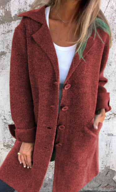 Léne™ | Veste mi-longue à revers