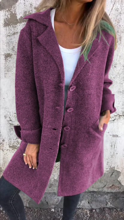 Léne™ | Veste mi-longue à revers