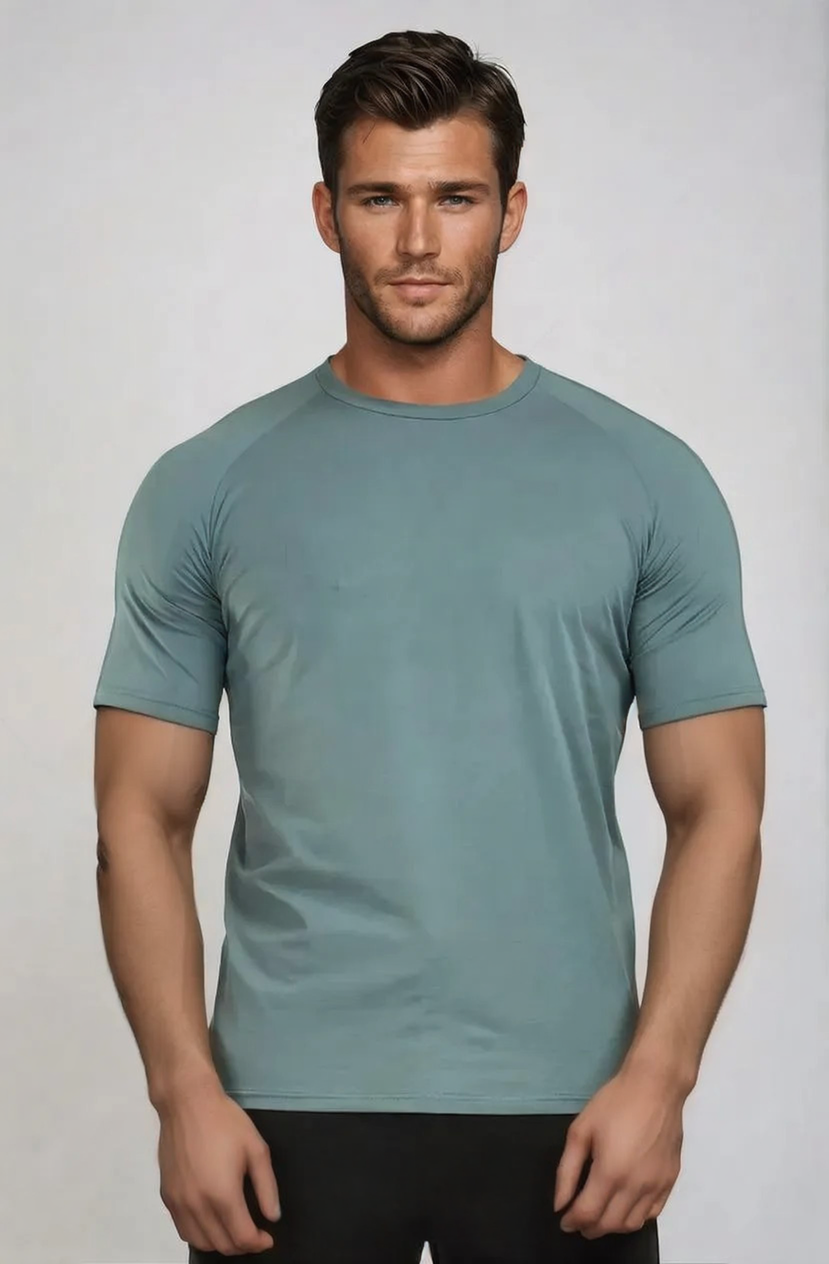 LE T-SHIRT BASIQUE MUSCLE
