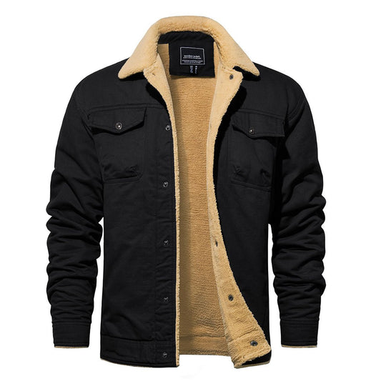 GABRIEL - MANTEAU D'HIVER EN POLAIRE SHERPA À MULTIPLES POCHES