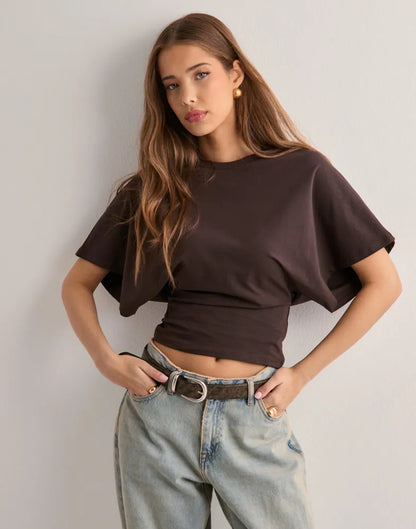 Eva | T-SHIRT ICÔNE À MANCHES LARGES