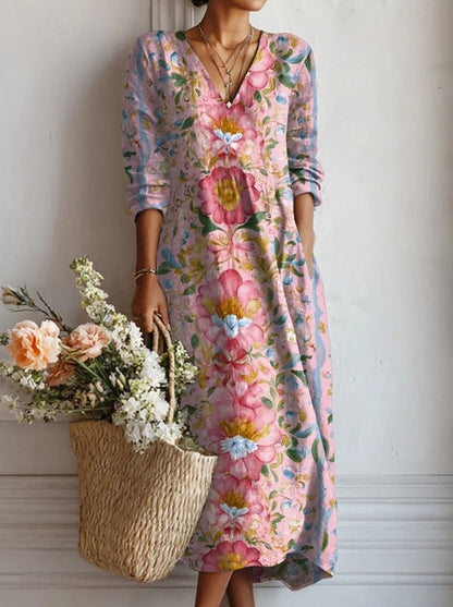 LEIRE | Robe Longue de Style Ethnique