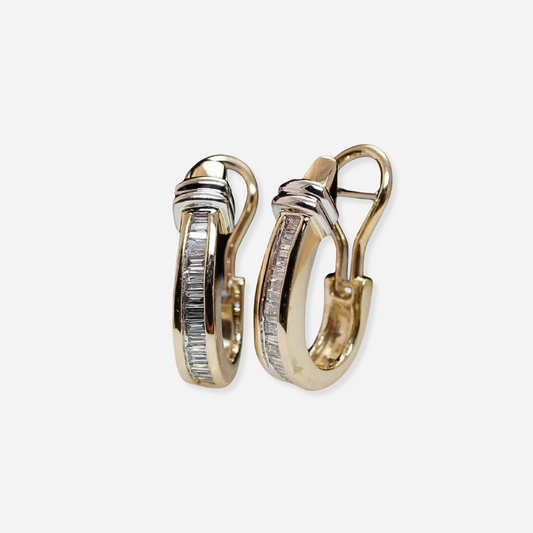 Boucles d'oreilles diamant vintage Valera