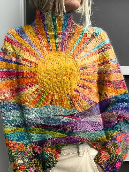Tove | Pull col roulé coloré