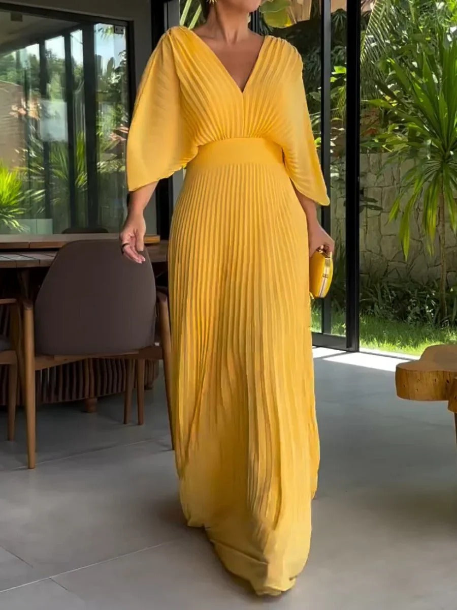 Consuelo - Robe plissée classique