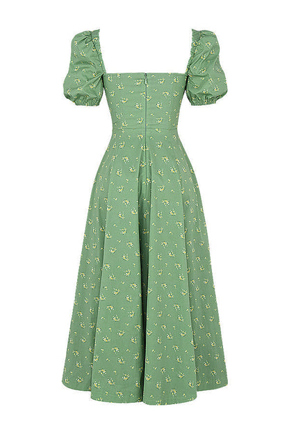 Aviana - Robe à Manches Bouffantes Bloom