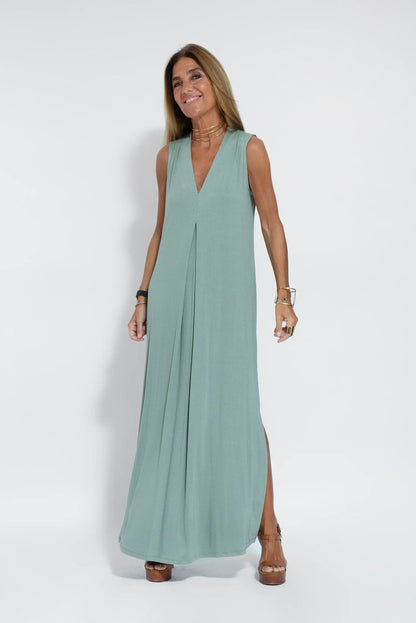 VIVIENNE - ROBE FLATTEUSE POUR LA SILHOUETTE AVEC GILET