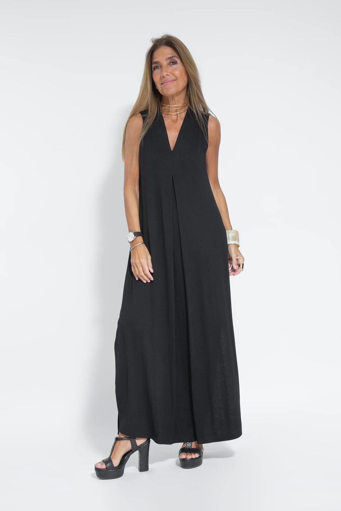 VIVIENNE - ROBE FLATTEUSE POUR LA SILHOUETTE AVEC GILET