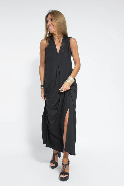 VIVIENNE - ROBE FLATTEUSE POUR LA SILHOUETTE AVEC GILET