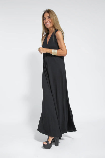 VIVIENNE - ROBE FLATTEUSE POUR LA SILHOUETTE AVEC GILET
