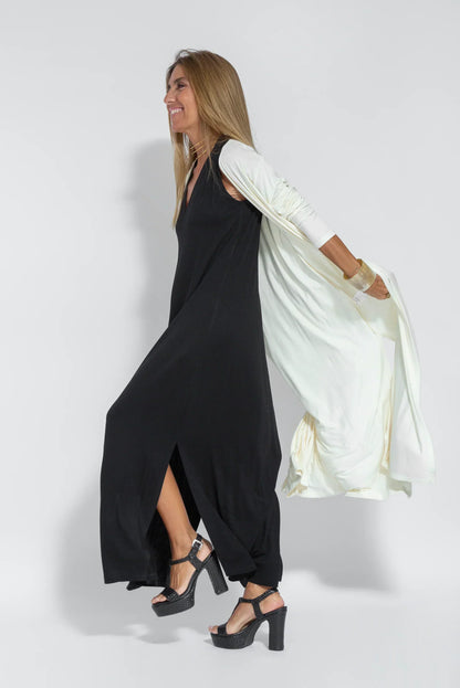 VIVIENNE - ROBE FLATTEUSE POUR LA SILHOUETTE AVEC GILET