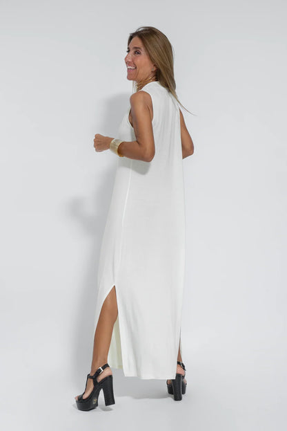 VIVIENNE - ROBE FLATTEUSE POUR LA SILHOUETTE AVEC GILET