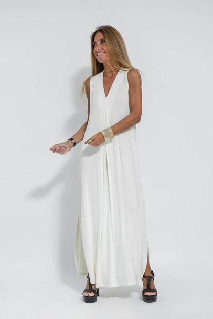 VIVIENNE - ROBE FLATTEUSE POUR LA SILHOUETTE AVEC GILET