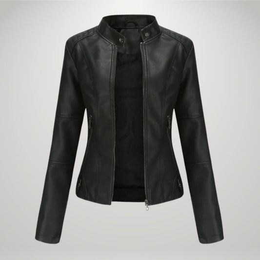 Veste en cuir décontractée Sophia™