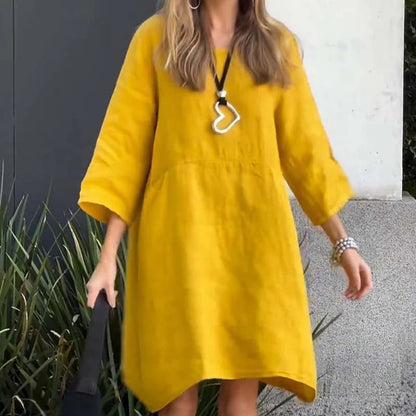 JULIETTE - ROBE LÉGÈRE COTON ET LIN
