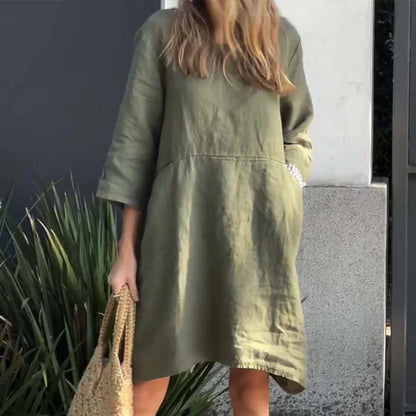 JULIETTE - ROBE LÉGÈRE COTON ET LIN