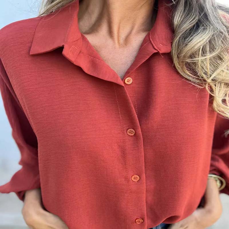 Elysa™ - Chemisier élégant à boutons