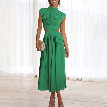 Emilia - Robe élégante décolleté haut