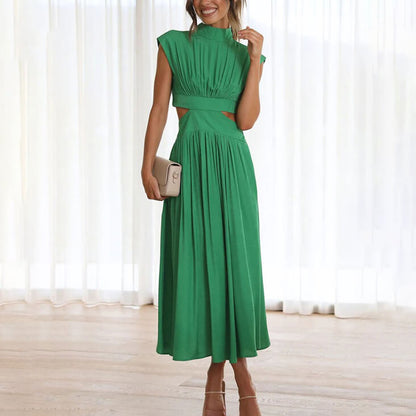 Emilia - Robe élégante décolleté haut