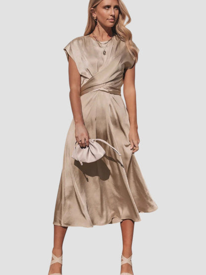 Claire | Robe mi-longue élégante