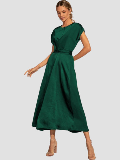 Claire | Robe mi-longue élégante