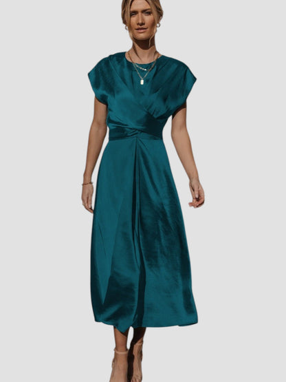 Claire | Robe mi-longue élégante